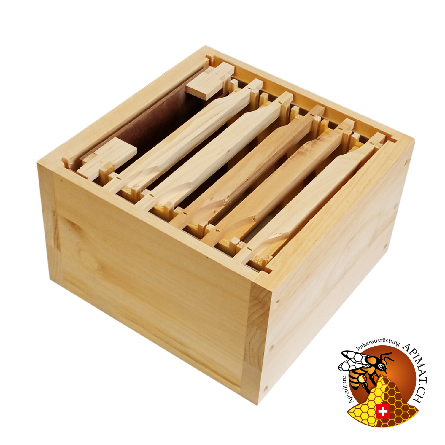 Ruchette d’élevage Mini Plus en bois avec cadres, nourrisseur et ...