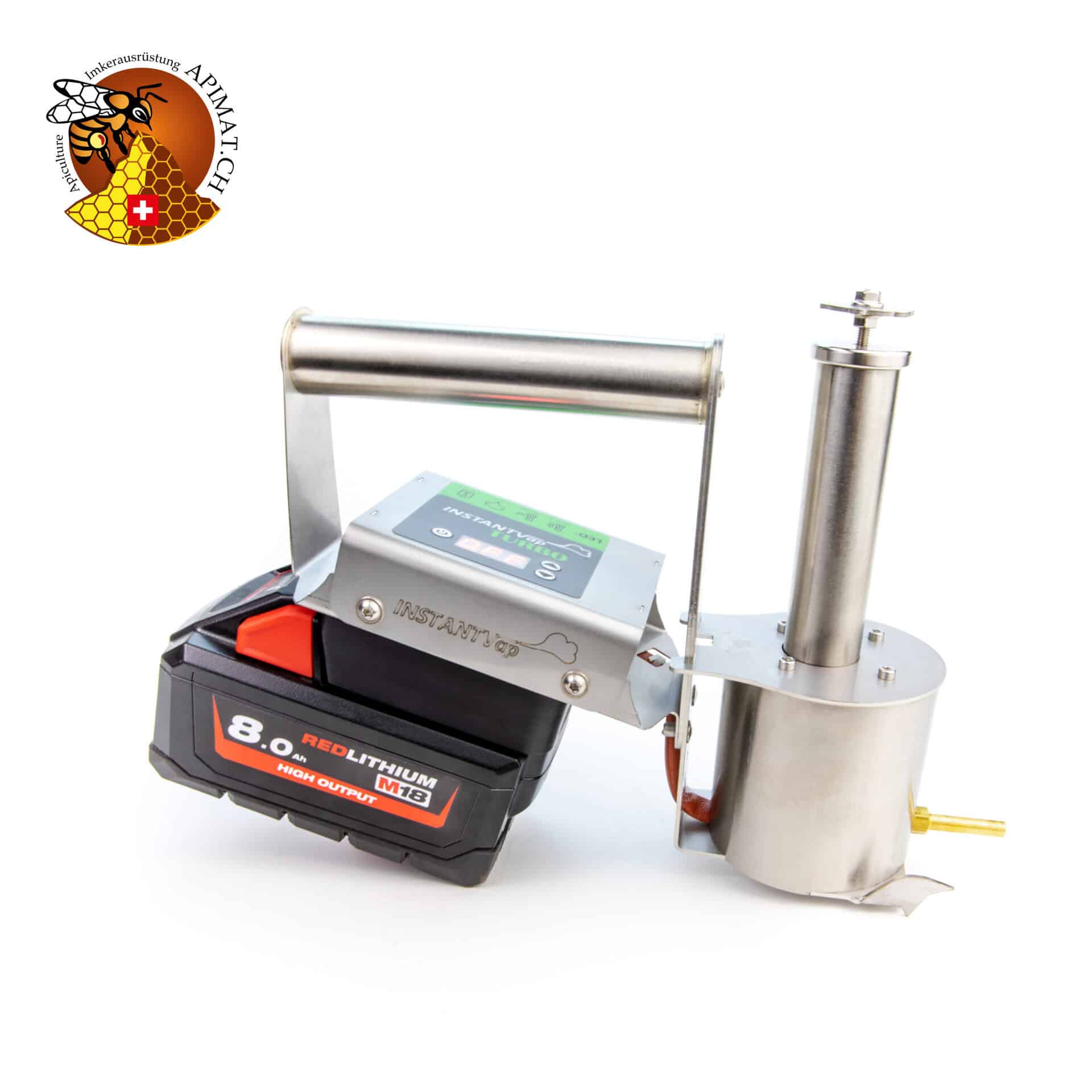 Sublimateur InstantVap 18V Turbo  Sublimateur d'acide oxalique sans fil  sur batterie (10 secondes par ruche) - APIMAT | Boutique pour apiculteurs