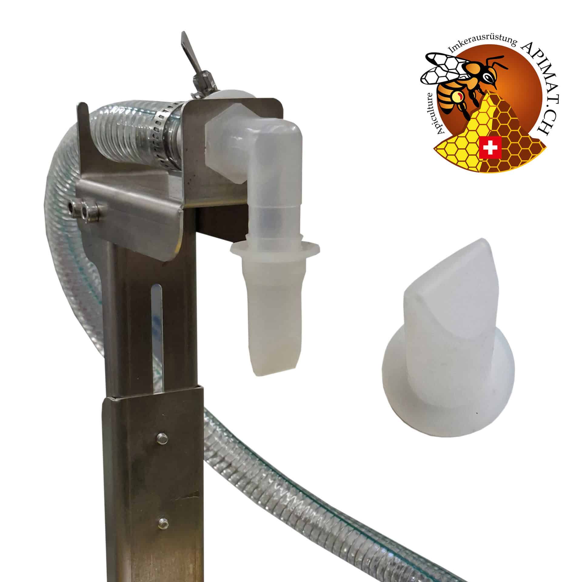 Buse en silicone souple pour remplissage doseuse de miel