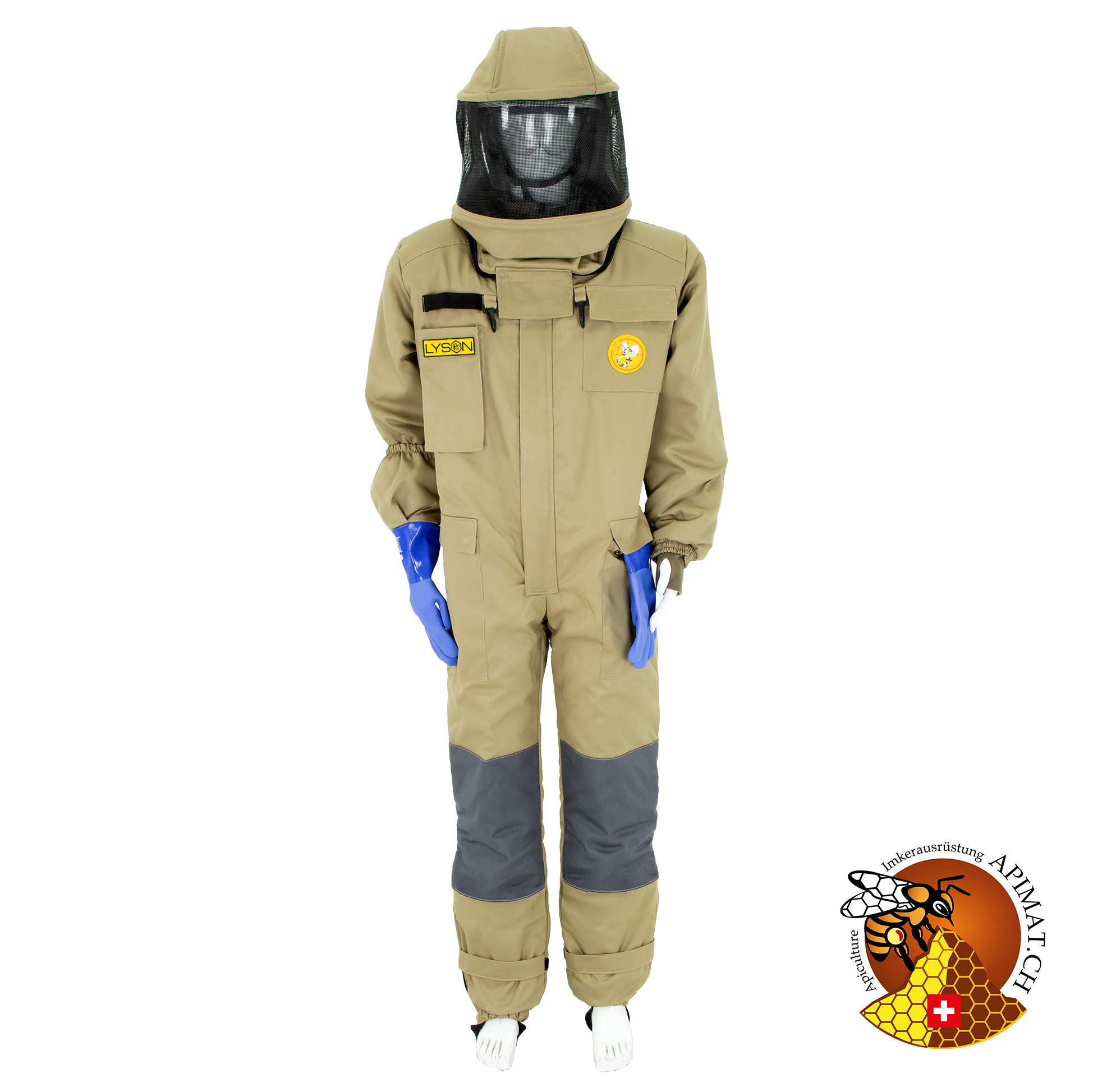 Combinaison de protection anti-frelons et guêpes Catégorie II – tenue complète certifiée (S, M, L, XL, XXL, XXXL) avec casque et gants