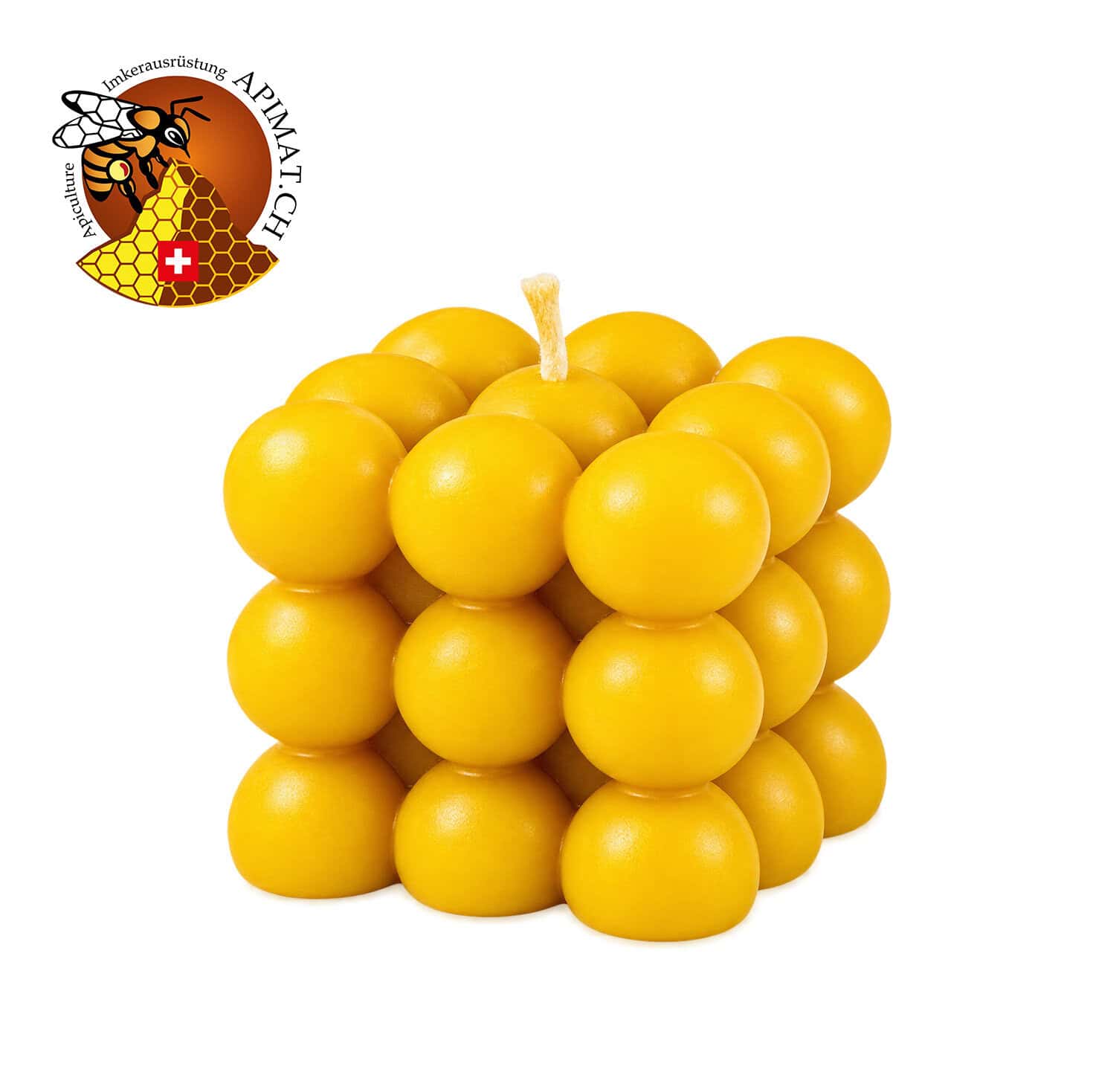 Moule en silicone – Bougie cube à bulles ( hauteur 55 mm )